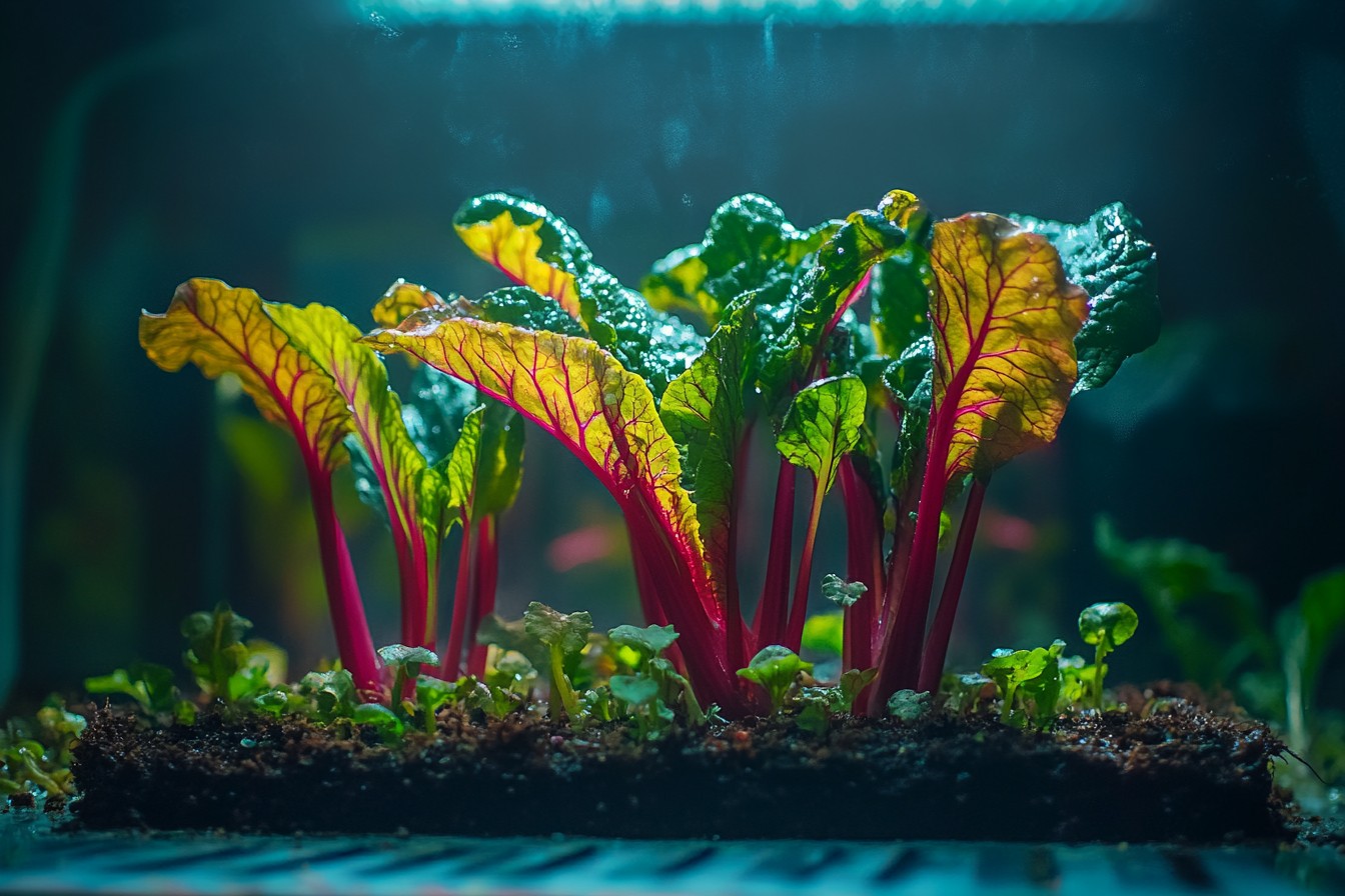 Discover tips for growing colorful hydroponic Swiss chard in small spaces. Perfect for urban gardens! #Hydroponic #SwissChard