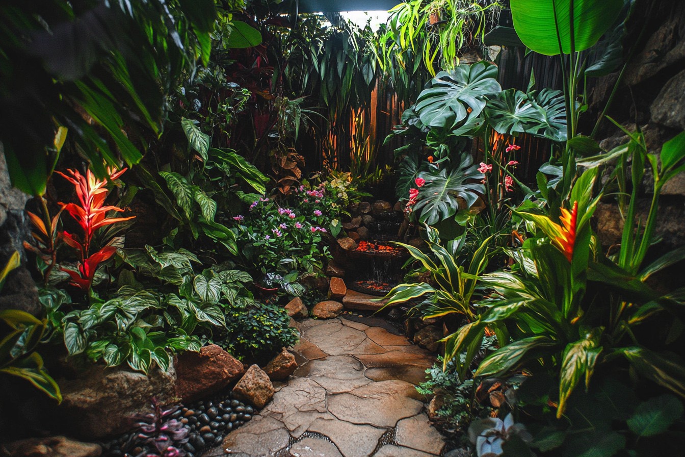 Create your own indoor tropical paradise! Discover small-space gardening tips and eco-friendly practices. #IndoorGarden #TropicalPlants