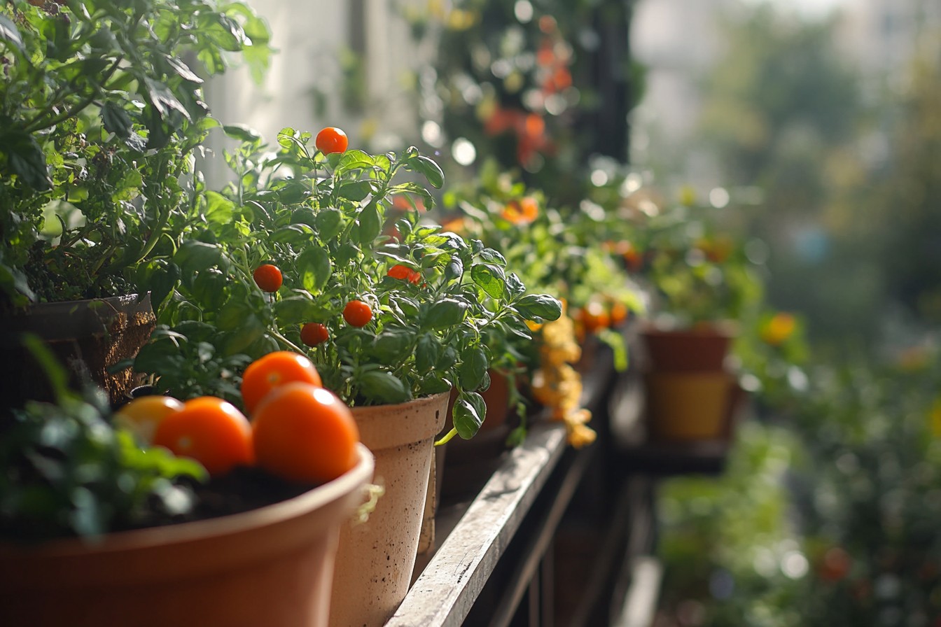 Transform grocery scraps into a vibrant balcony garden. Easy tips for small spaces! #BalconyGarden #EcoFriendly